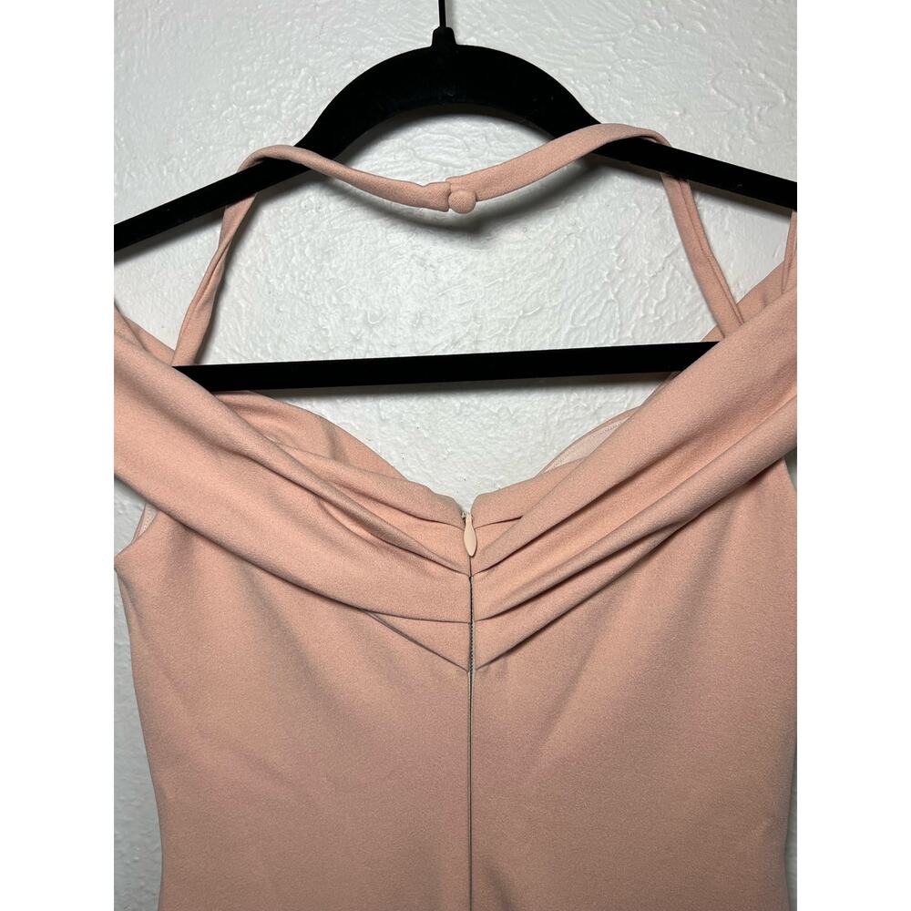 Nookie Blush Pink Off-Shoulder Midi Dress - Picture 6 of 8